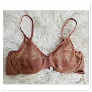 Gossard Glossies Underwire Cup Bra Sheer Rose 32C